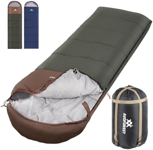 Sleeping Bags for Adults,Camping Sleeping Bags for Kids,All Seasons Backpacking Camping Sleeping Bag for Couples Outdoor Car Family Travelling – Lightweight & Waterproof