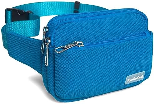 Fanny Pack Belt Bag Waist Pouch for Women Men Running Travelling Hiking Casual Fashion Daypack Sport Breathable Lightweight (Turquoise)