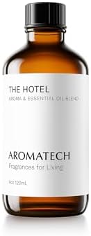 AromaTech The Hotel Aroma Essential Oil Blend, Aromatherapy with Eucalyptus and Lemon for Diffuser, Humidifier – 4 fl oz, 120 mL