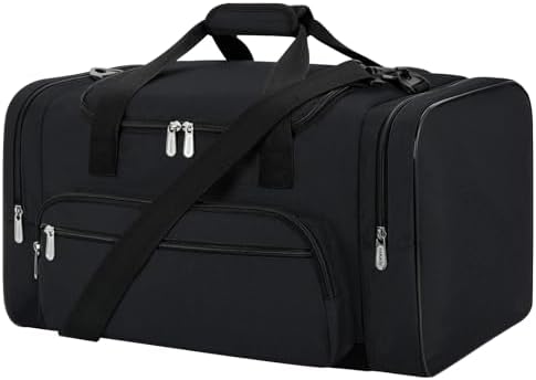 Sports Duffel Bag 26 Inch Travel Gym Duffle – Black