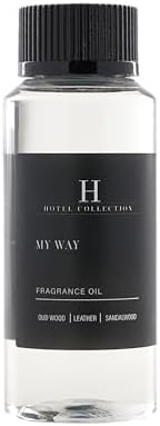 Hotel Collection – My Way Essential Oil Scent – Luxury Hotel Inspired Aromatherapy Scent Diffuser Oil – Lush Sandalwood, Warm Virginia Cedar, & Beautiful Iris – 120mL