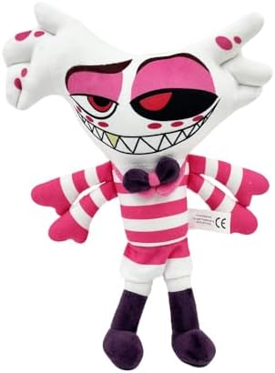 2024 Hazbin Hotel Plush Figure Doll for Kids Helluva boss Plush Toy Stuffed Animal Angel Dust Plush 11″