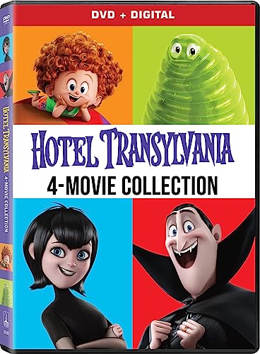 Hotel Transylvania/Hotel Transylvania 2/Hotel Transylvania 3: Summer Vacation/Hotel Transylvania: Transformania – Multi-Feature – (4 Discs) – DVD + Digital